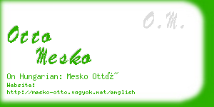 otto mesko business card